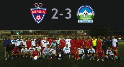 Сборные команды Сербии и Словении провели товарищеский благотворительный матч в Белграде
